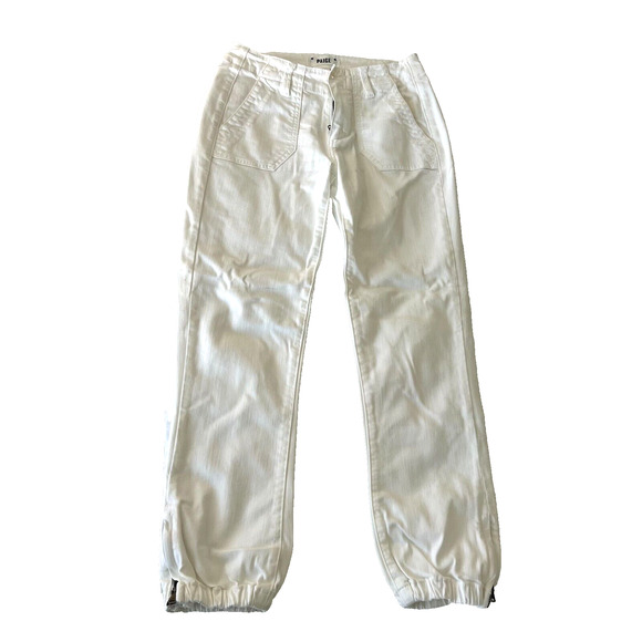 Paige Mayslie Jogger Pants White Women's Size 24 - Picture 2 of 9